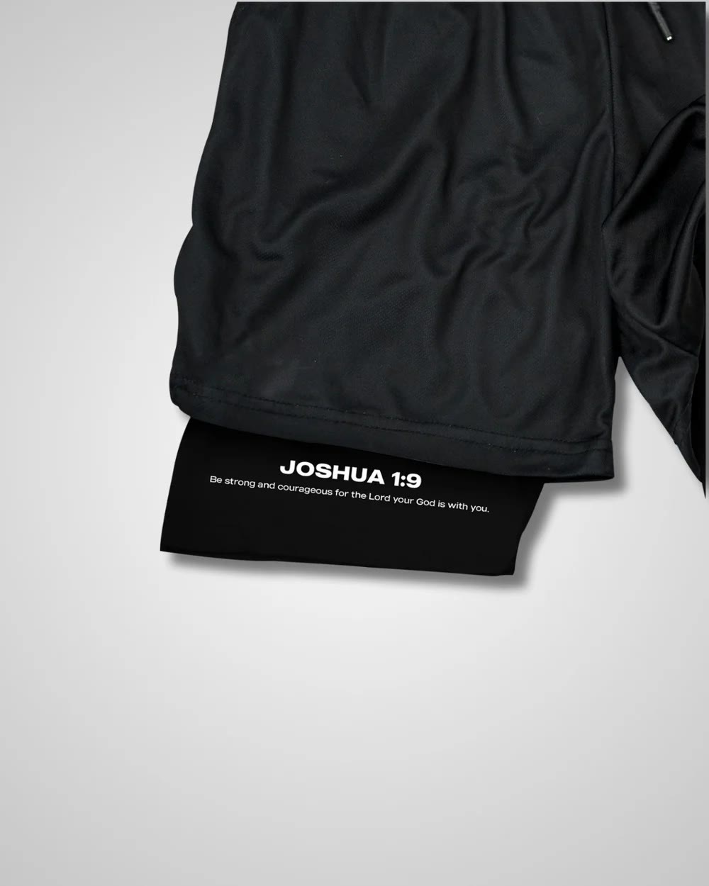 christiandiscipleshop Joshua 1:9 Lion Performance Shorts