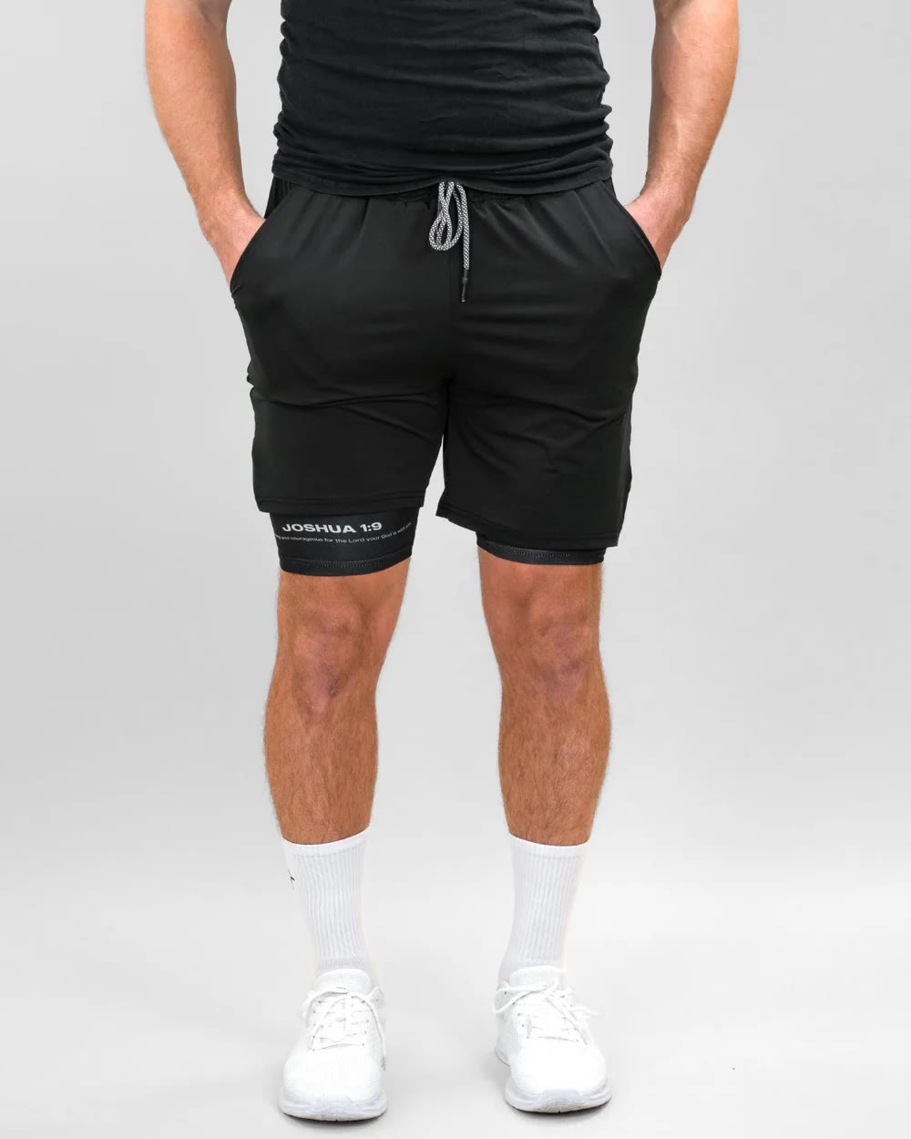 christiandiscipleshop Joshua 1:9 Lion Performance Shorts