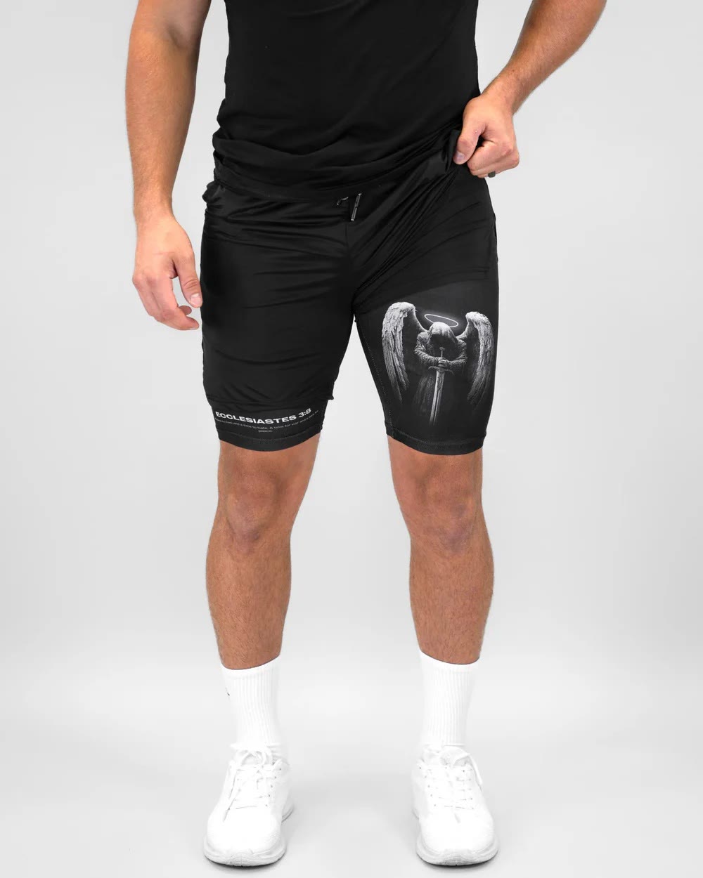 Christiandiscipleshop Ecclesiastes 3:8 Wings of War Performance Shorts