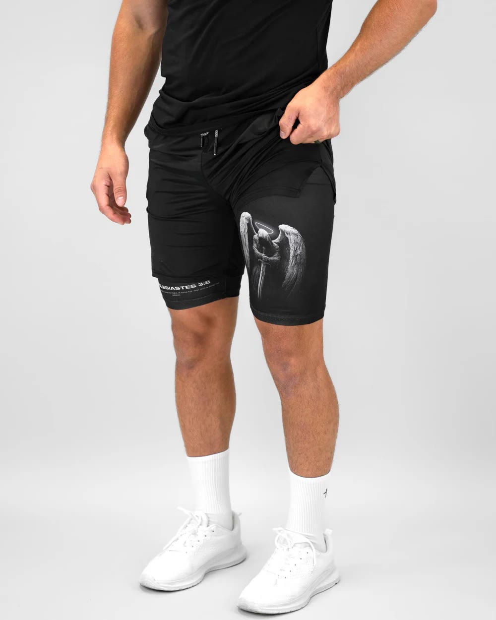 Christiandiscipleshop Ecclesiastes 3:8 Wings of War Performance Shorts