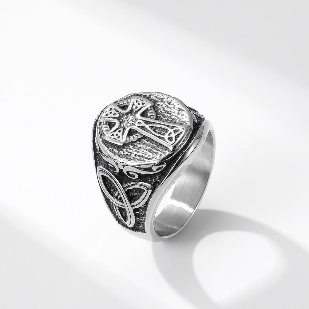 Christiandiscipleshop Eternal Faith Celtic Cross Ring - A Symbol of Timeless Devotion