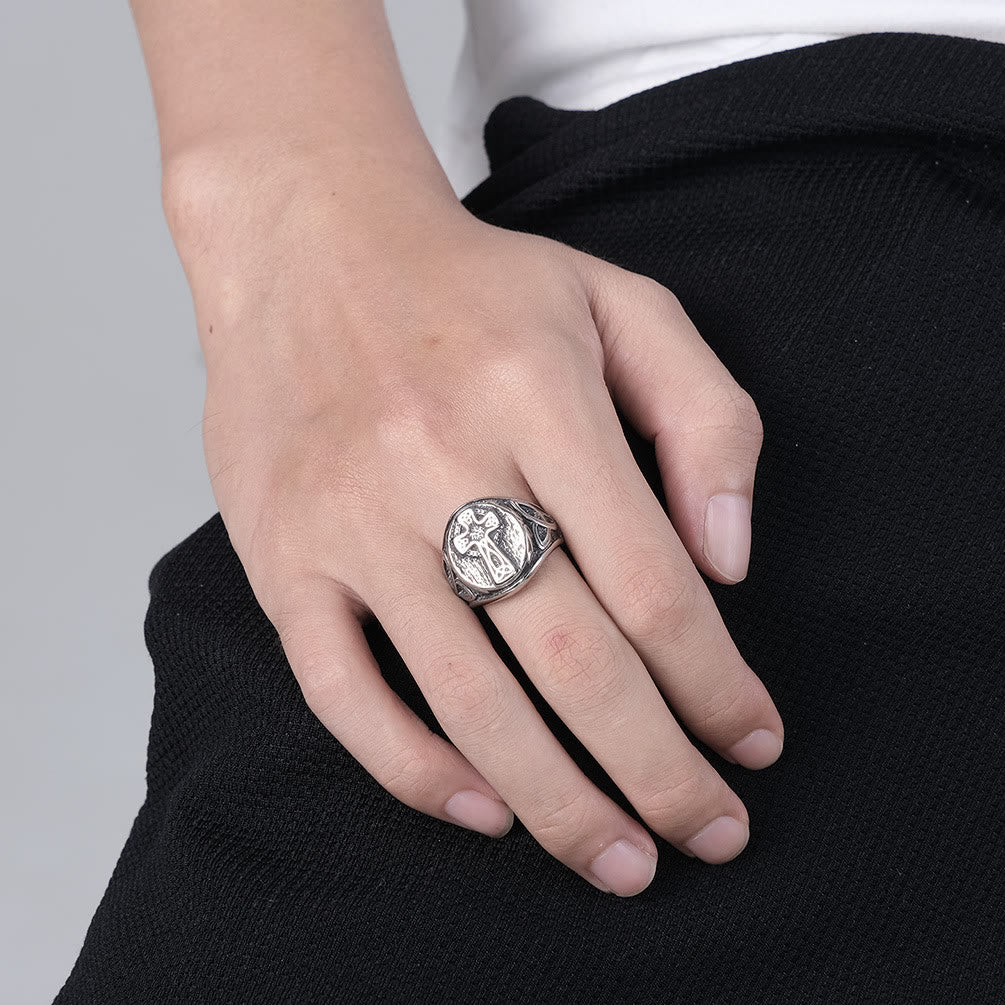 Christiandiscipleshop Eternal Faith Celtic Cross Ring - A Symbol of Timeless Devotion