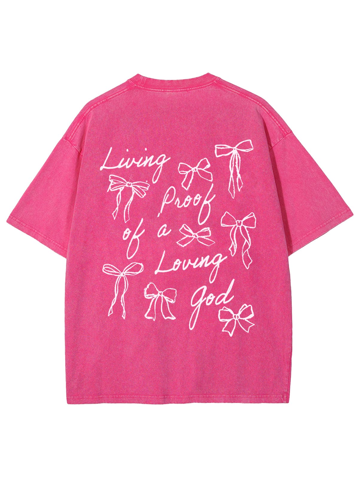 christiandiscipleshop Living Proof Of A Loving God Unisex Washed T-shirt