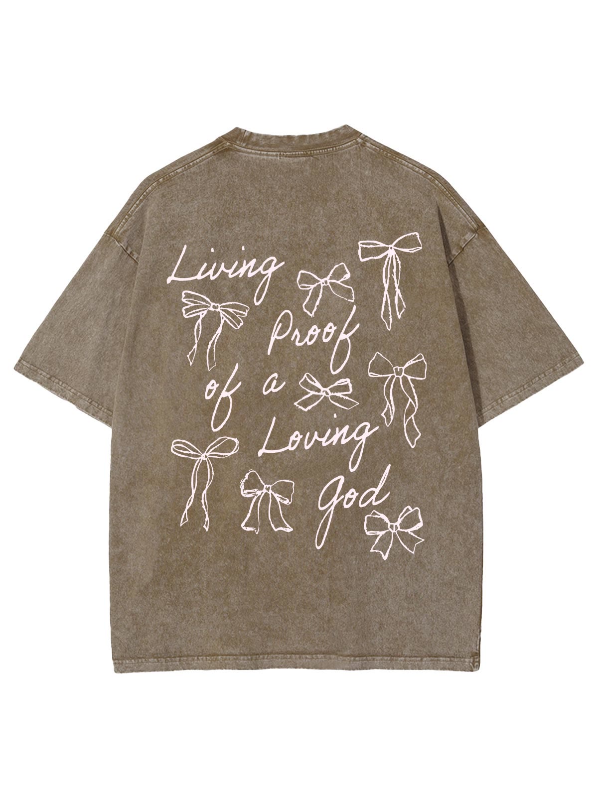 christiandiscipleshop Living Proof Of A Loving God Unisex Washed T-shirt