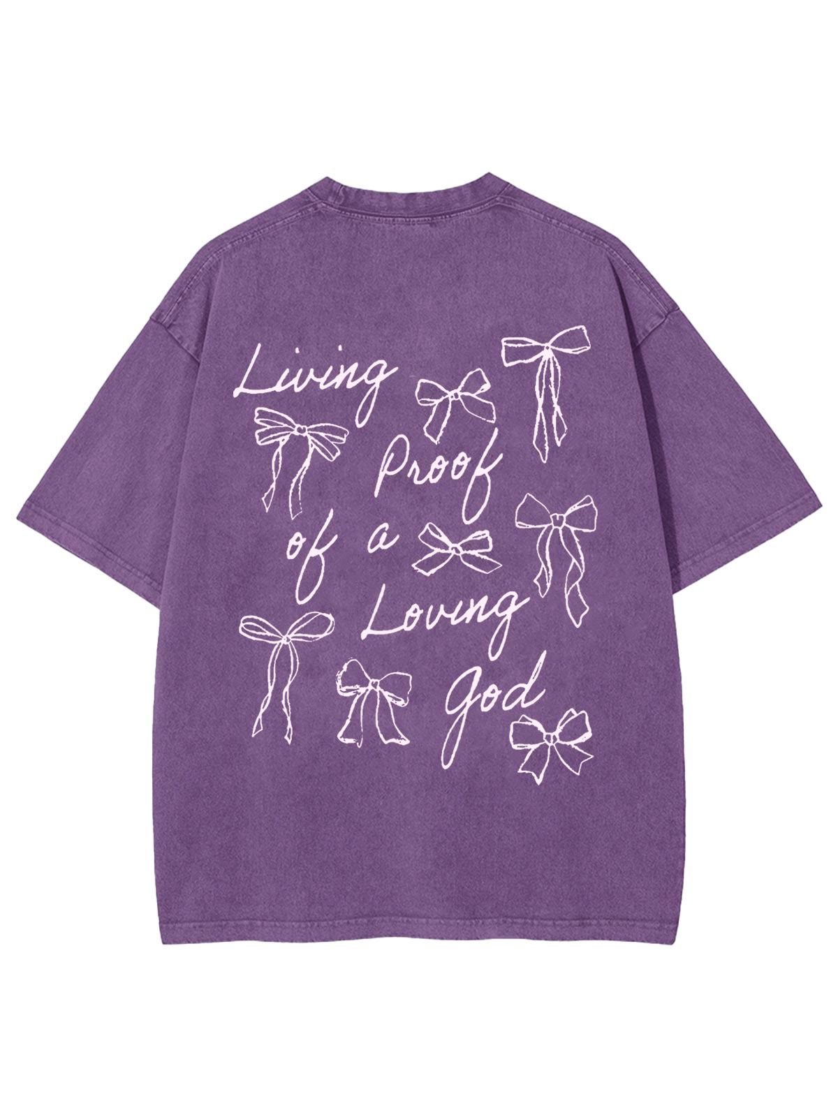 christiandiscipleshop Living Proof Of A Loving God Unisex Washed T-shirt