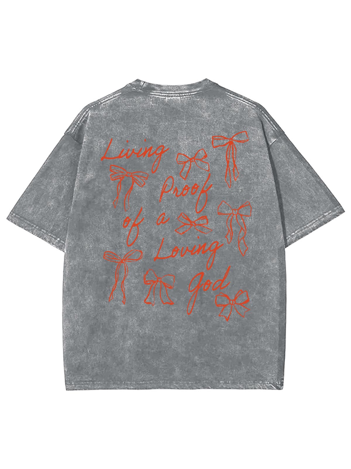 christiandiscipleshop Living Proof Of A Loving God Unisex Washed T-shirt