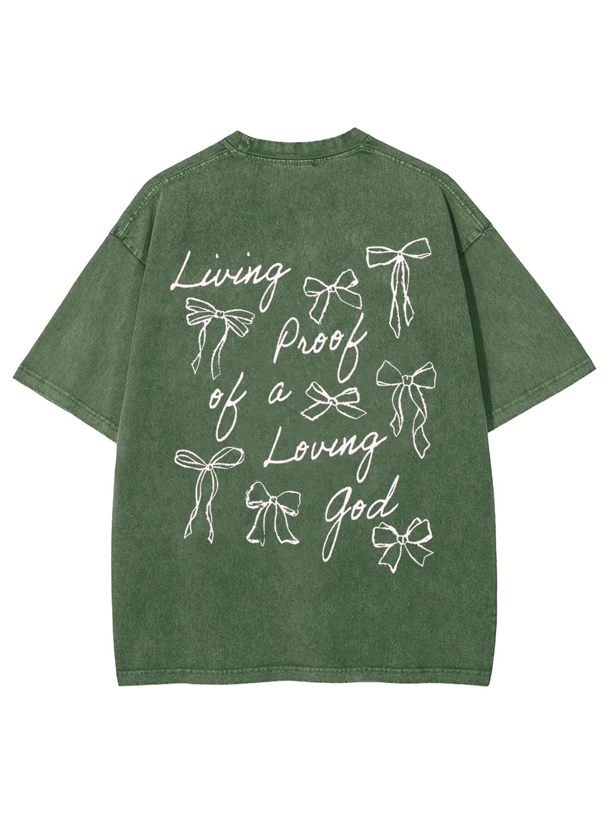 christiandiscipleshop Living Proof Of A Loving God Unisex Washed T-shirt