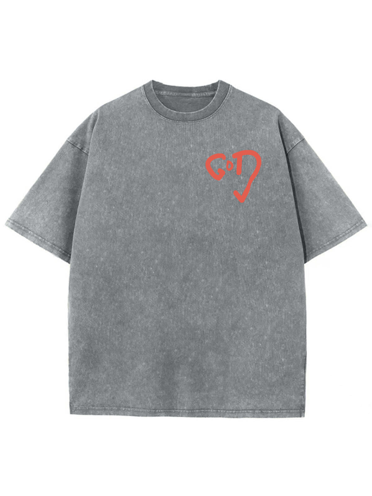 Christiandiscipleshop God Heart Unisex Washed T-shirt