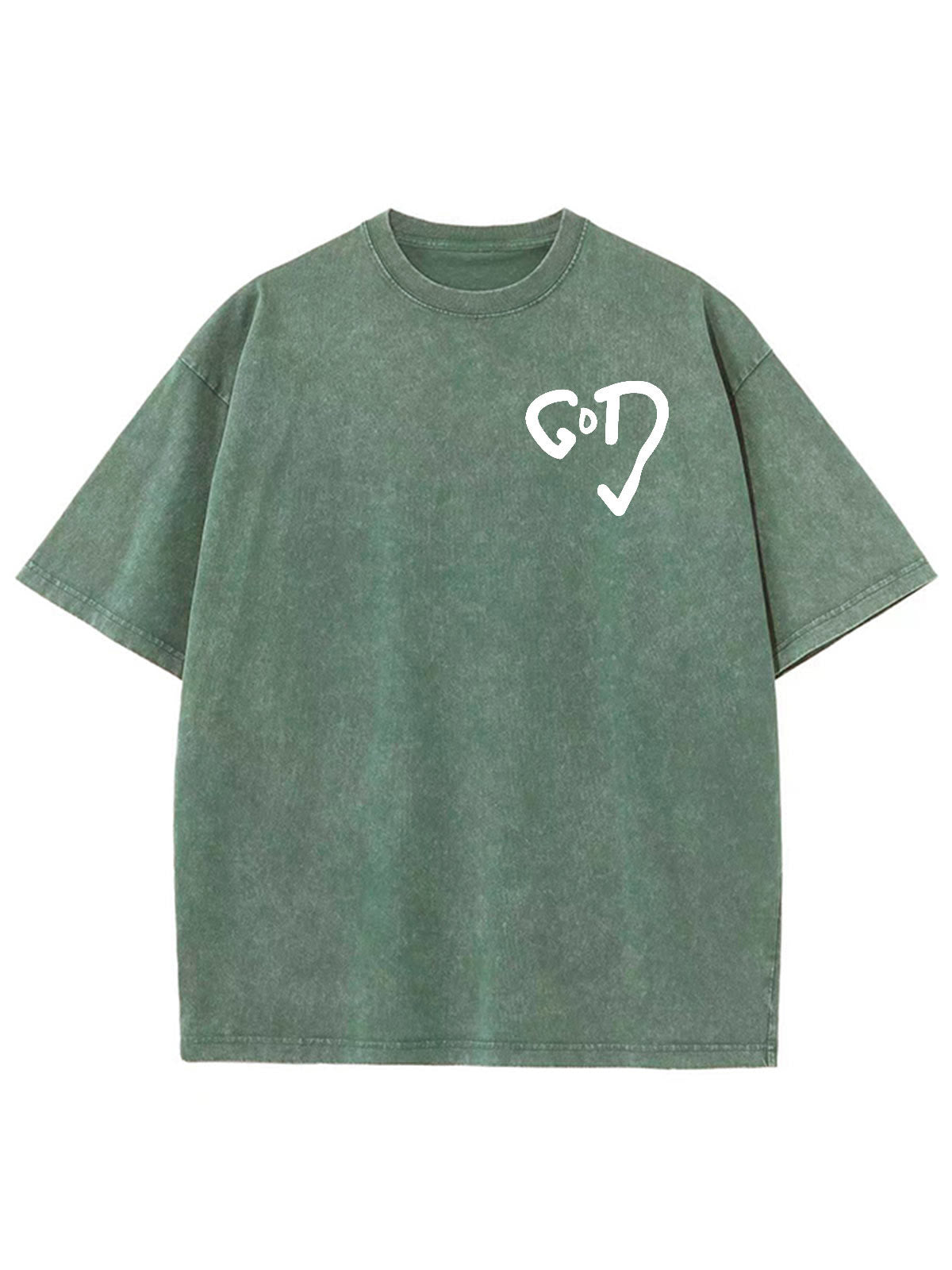 Christiandiscipleshop God Heart Unisex Washed T-shirt