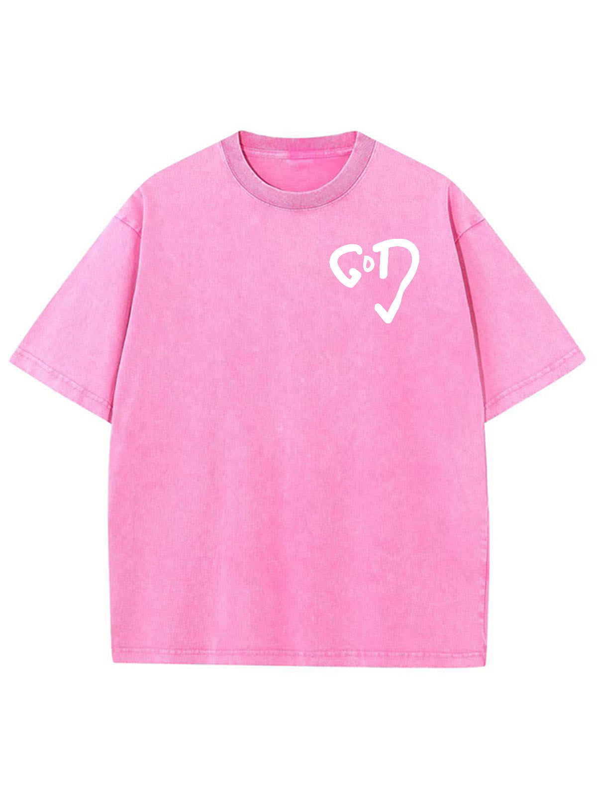 Christiandiscipleshop God Heart Unisex Washed T-shirt