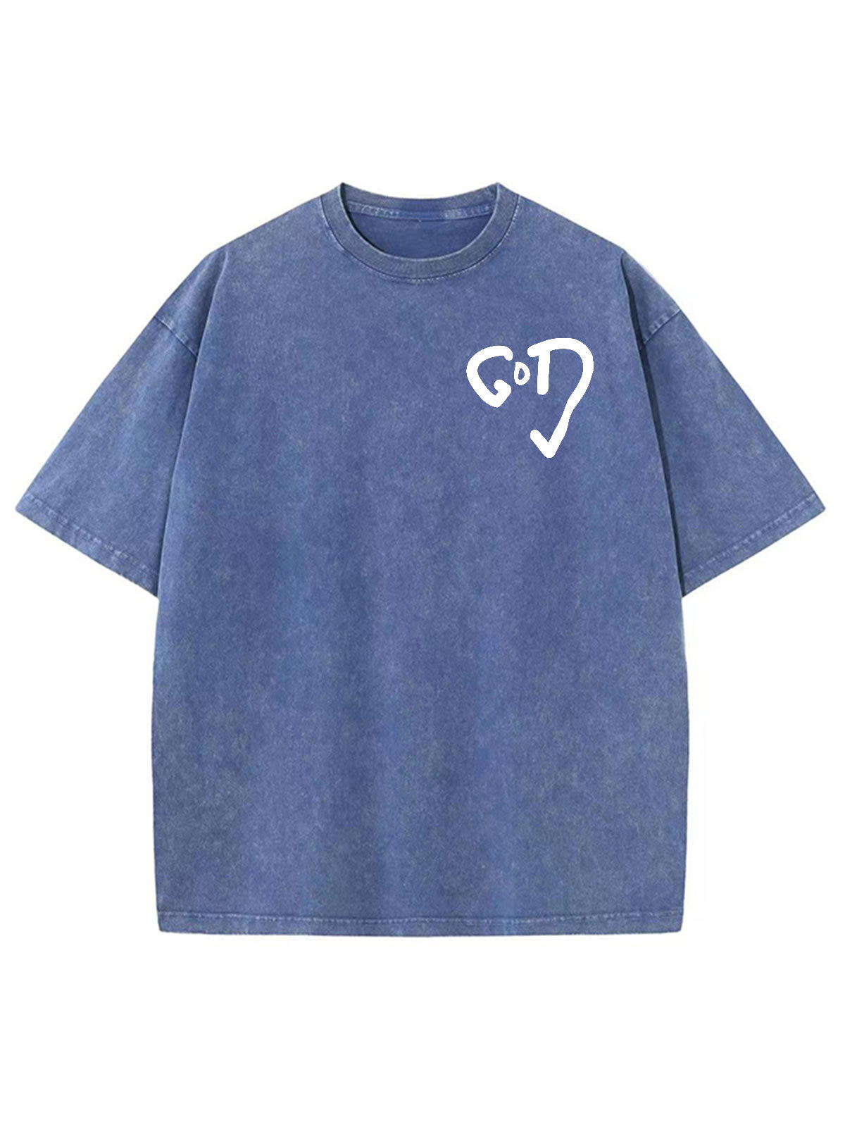 Christiandiscipleshop God Heart Unisex Washed T-shirt