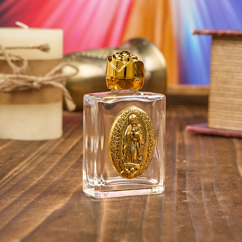 Christiandiscipleshop Exclusive Crafted Our Lady of Guadalupe Holy Water Bottle - A Vessel of Blessing and Protection
