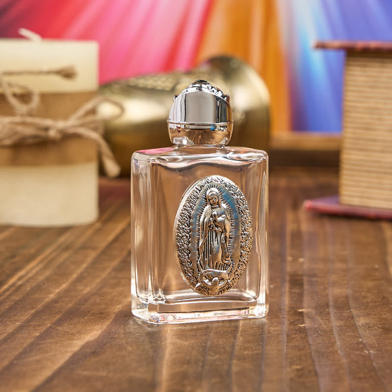 Christiandiscipleshop Exclusive Crafted Our Lady of Guadalupe Holy Water Bottle - A Vessel of Blessing and Protection
