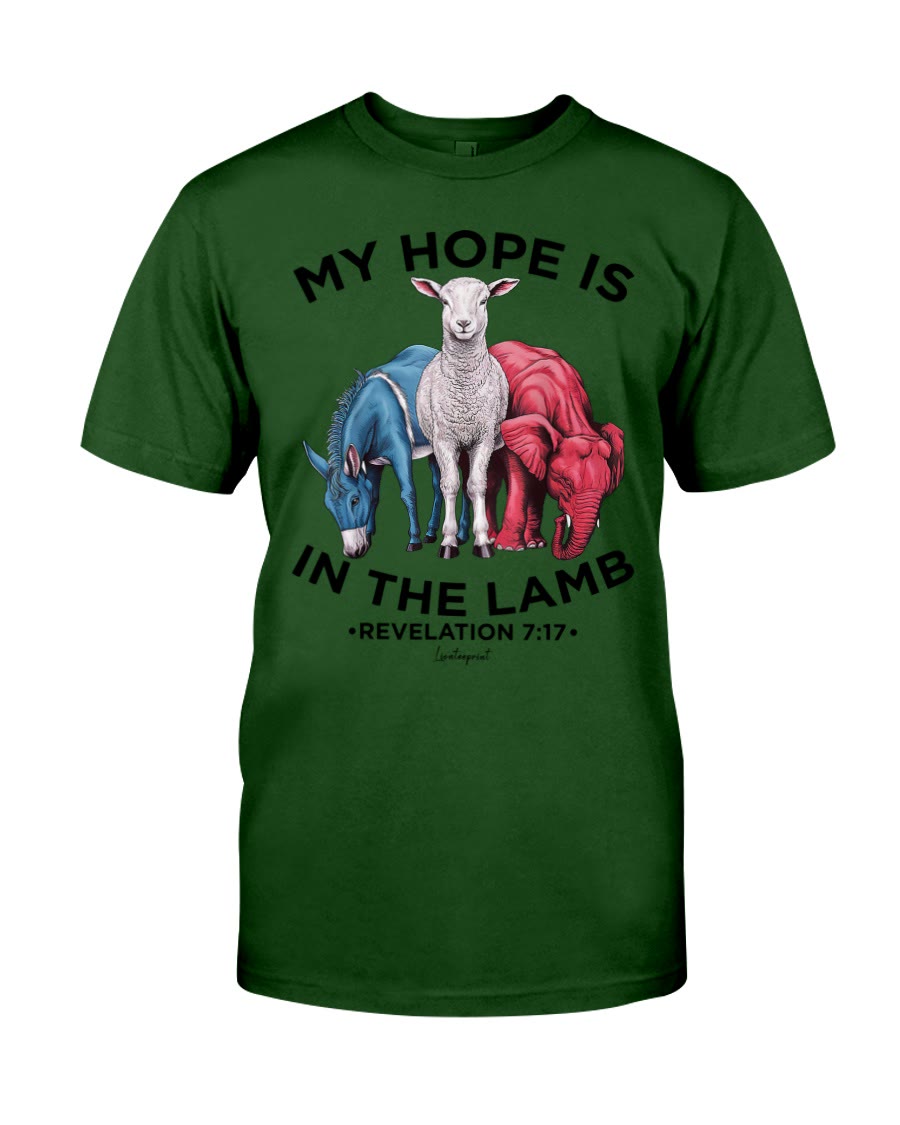 Christiandiscipleshop My Hope Is In The Lamb Classic T-shirt