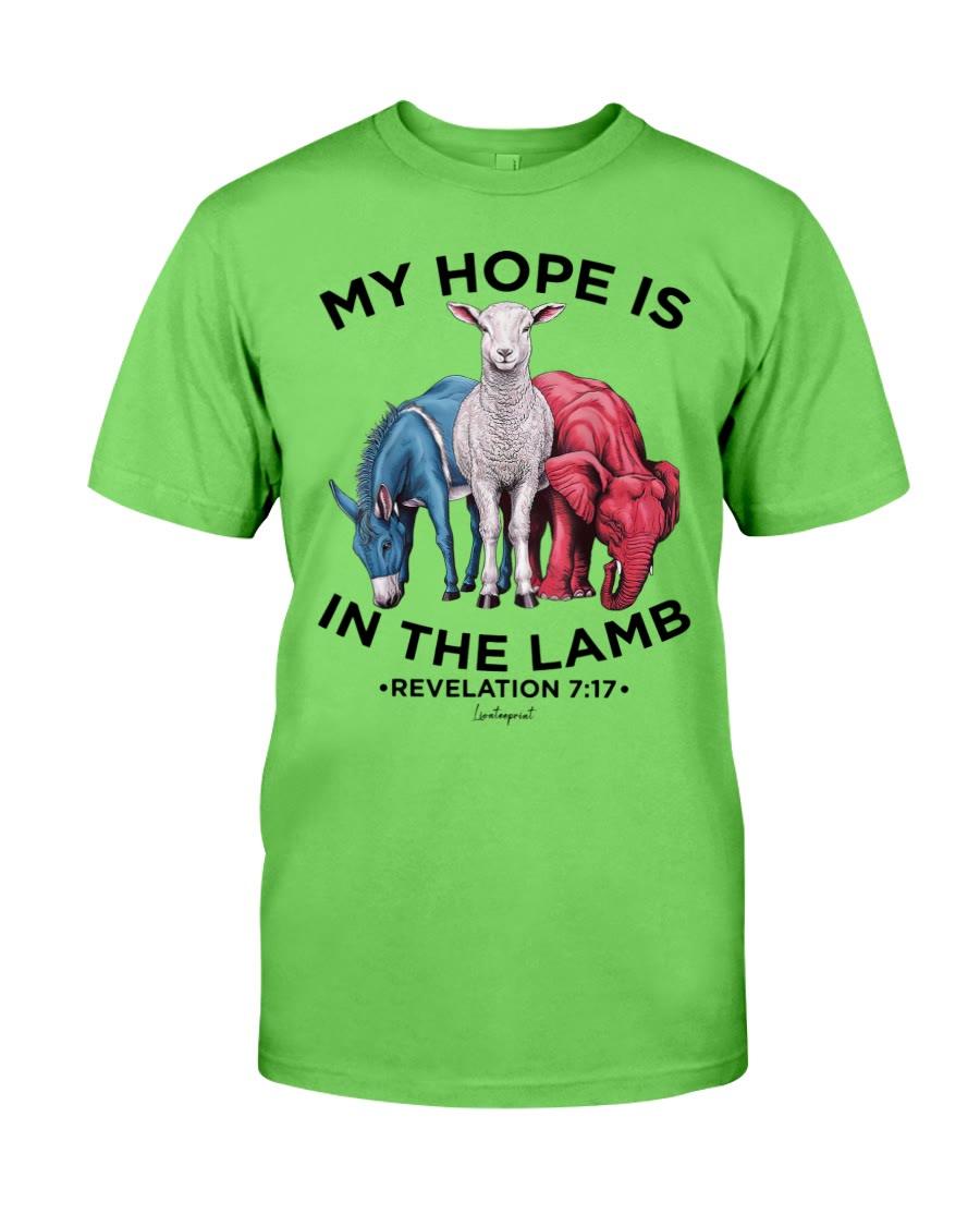 Christiandiscipleshop My Hope Is In The Lamb Classic T-shirt