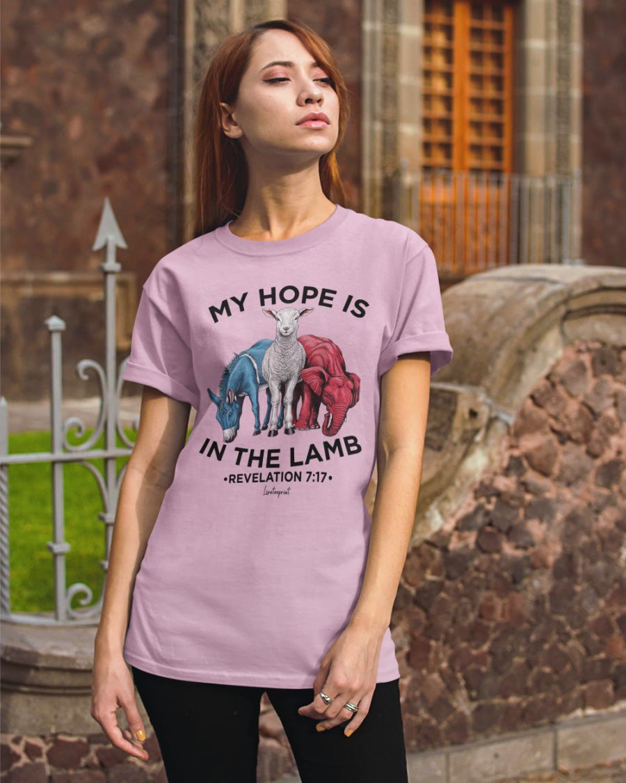 Christiandiscipleshop My Hope Is In The Lamb Classic T-shirt