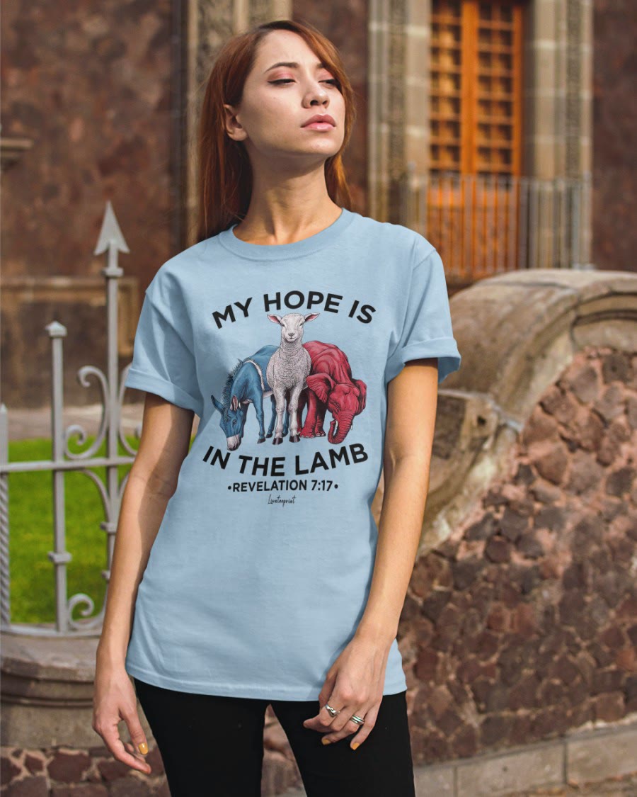 Christiandiscipleshop My Hope Is In The Lamb Classic T-shirt