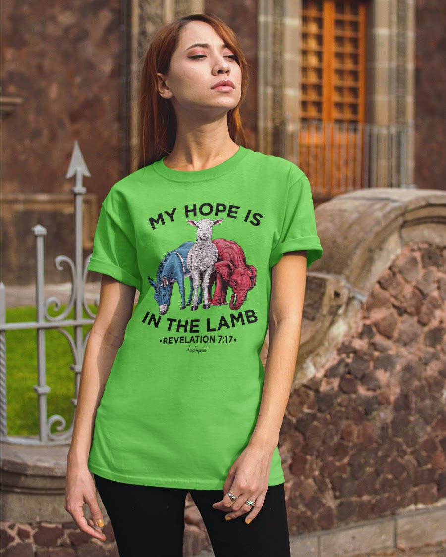 Christiandiscipleshop My Hope Is In The Lamb Classic T-shirt