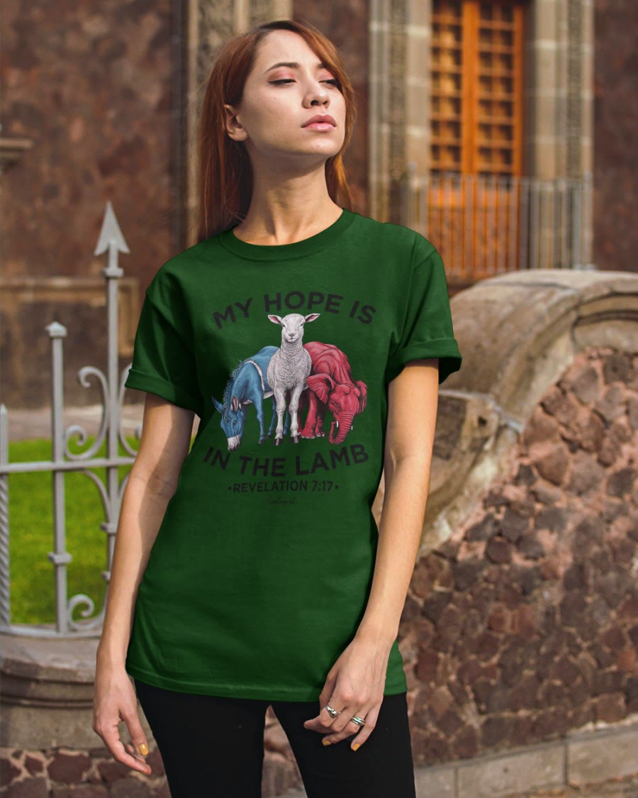 Christiandiscipleshop My Hope Is In The Lamb Classic T-shirt