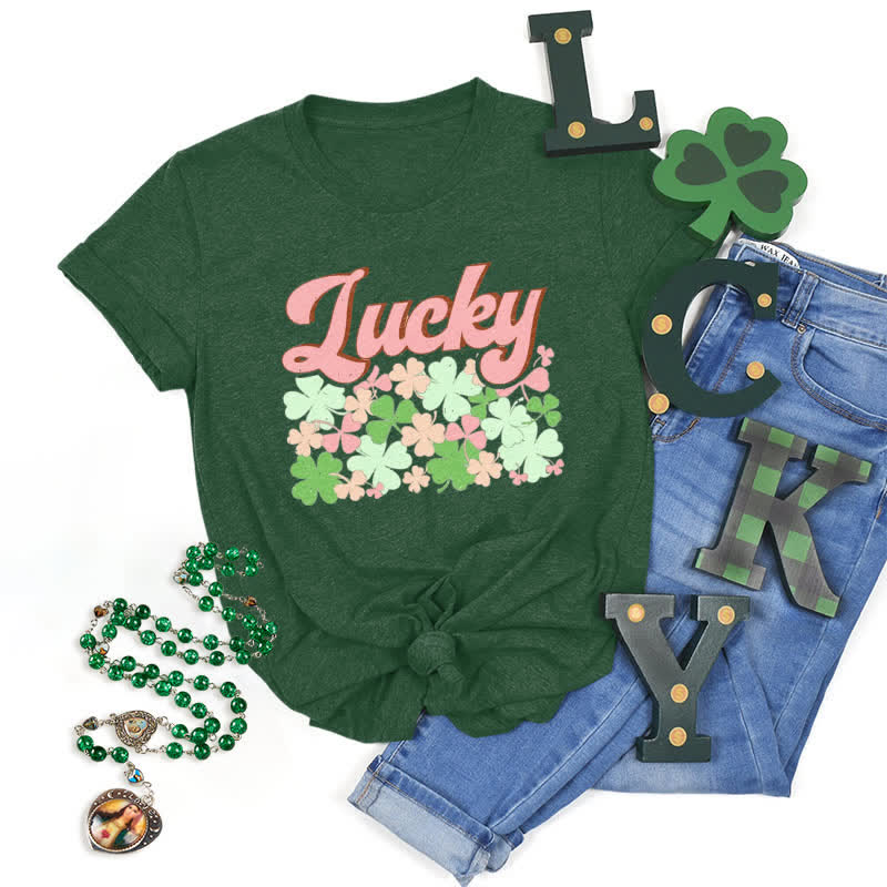 Christiandiscipleshop Embrace the Luck of the Irish Faith-Inspired T-Shirt