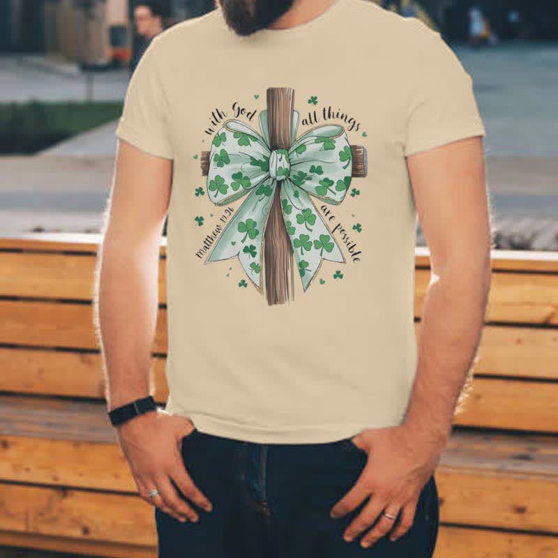 Christiandiscipleshop Faith and Fortune in Harmony Faith-Inspired T-Shirt