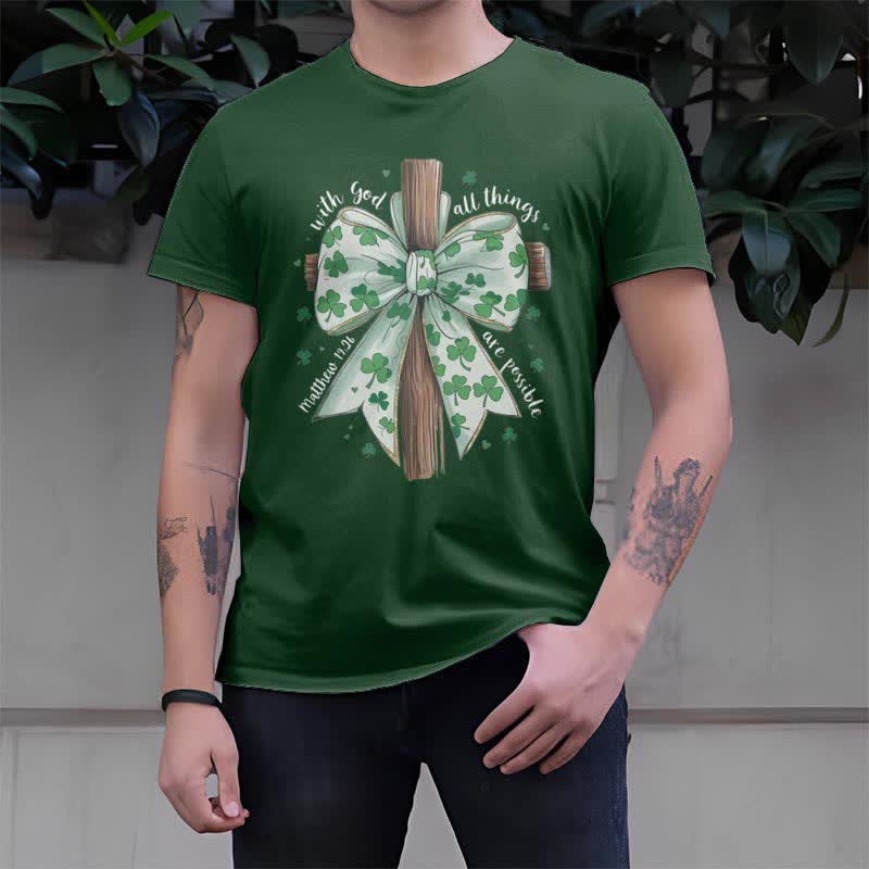 Christiandiscipleshop Faith and Fortune in Harmony Faith-Inspired T-Shirt