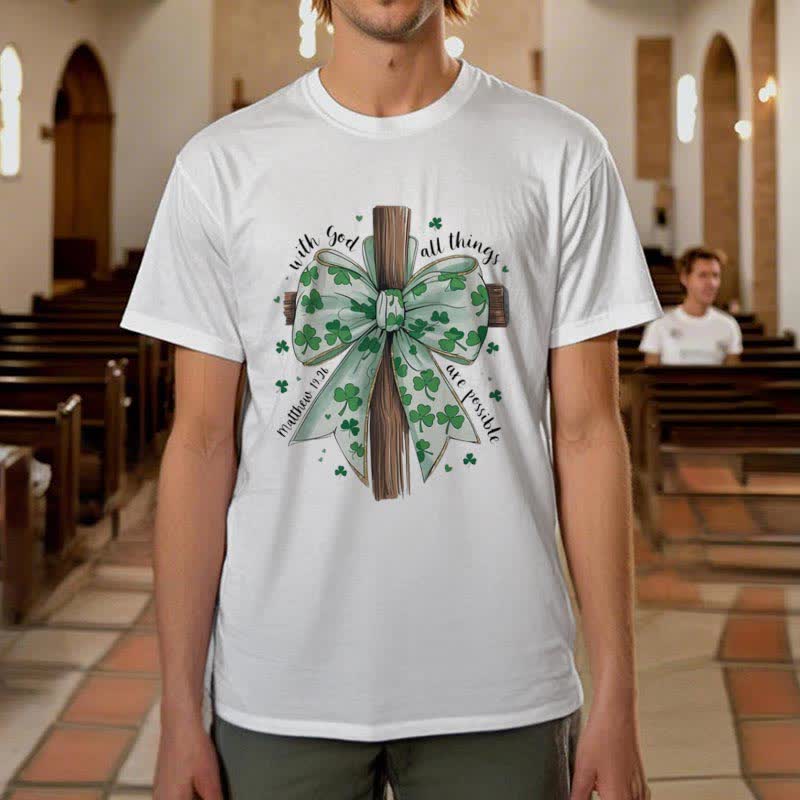 Christiandiscipleshop Faith and Fortune in Harmony Faith-Inspired T-Shirt