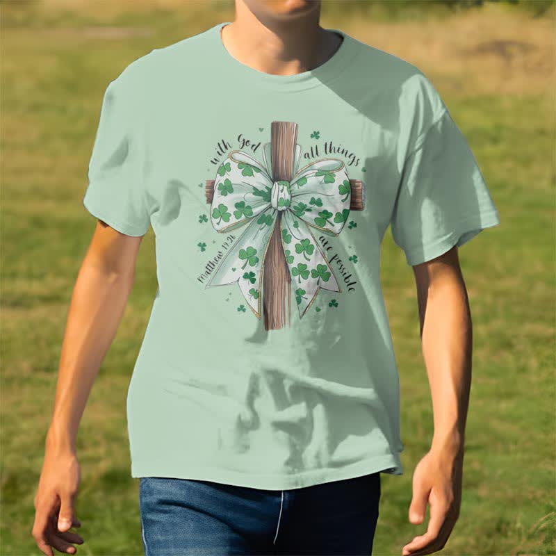 Christiandiscipleshop Faith and Fortune in Harmony Faith-Inspired T-Shirt