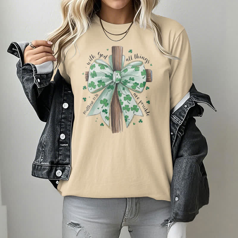 Christiandiscipleshop Faith and Fortune in Harmony Faith-Inspired T-Shirt