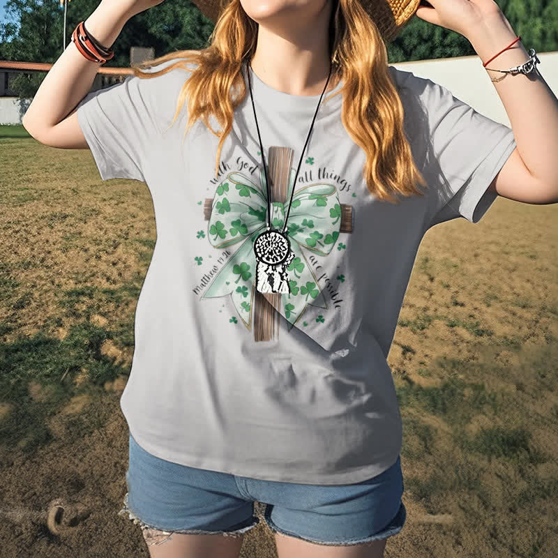 Christiandiscipleshop Faith and Fortune in Harmony Faith-Inspired T-Shirt