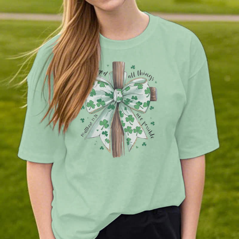 Christiandiscipleshop Faith and Fortune in Harmony Faith-Inspired T-Shirt