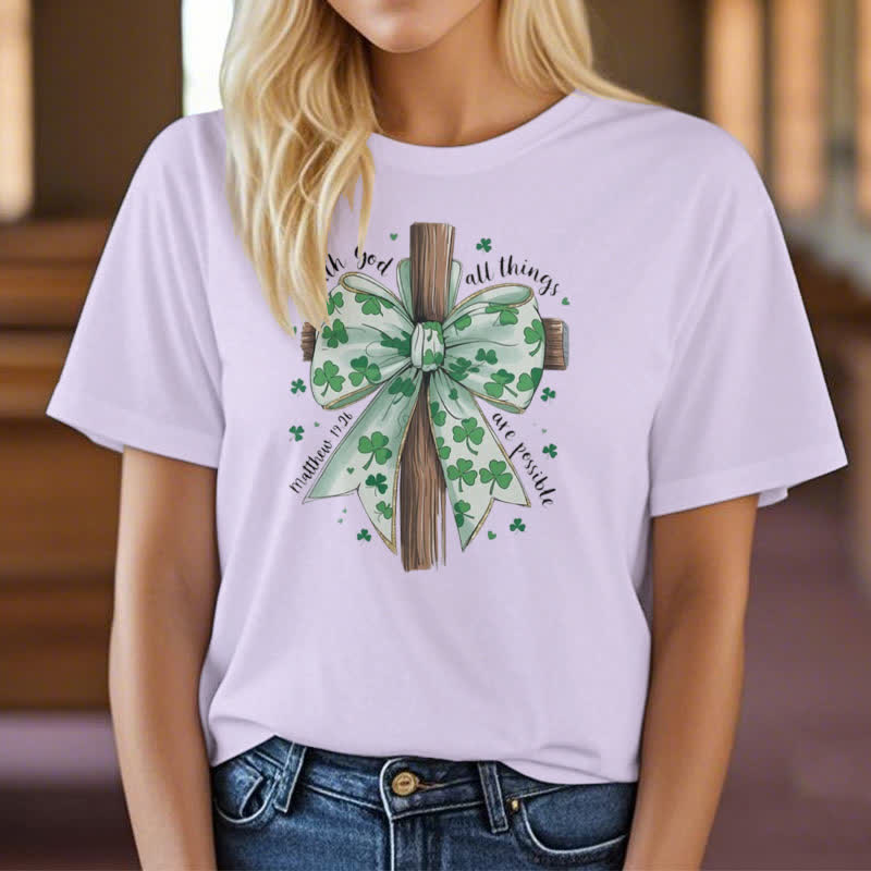 Christiandiscipleshop Faith and Fortune in Harmony Faith-Inspired T-Shirt