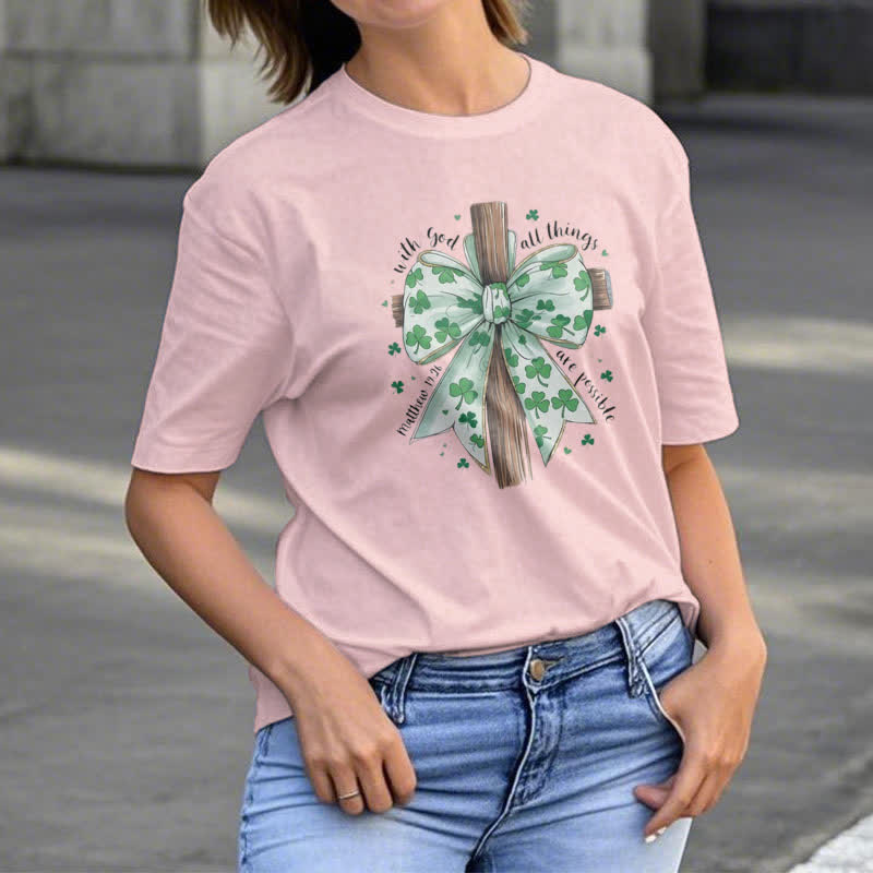 Christiandiscipleshop Faith and Fortune in Harmony Faith-Inspired T-Shirt