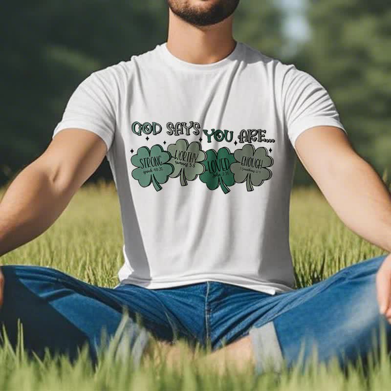 Christiandiscipleshop Divine Shamrock: God's Promises Faith-Inspired T-Shirt