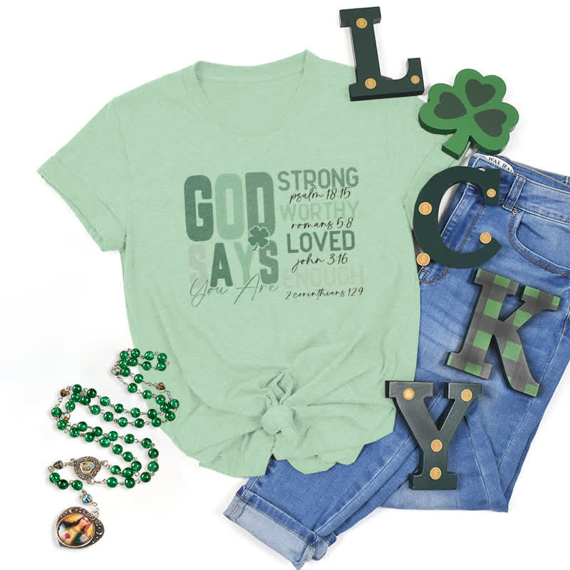 Christiandiscipleshop Empowerment Clover Tee Faith-Inspired T-Shirt