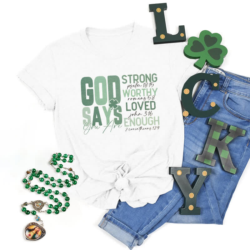 Christiandiscipleshop Empowerment Clover Tee Faith-Inspired T-Shirt