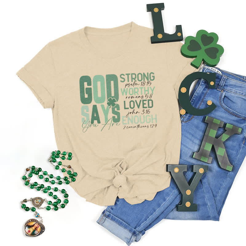 Christiandiscipleshop Empowerment Clover Tee Faith-Inspired T-Shirt