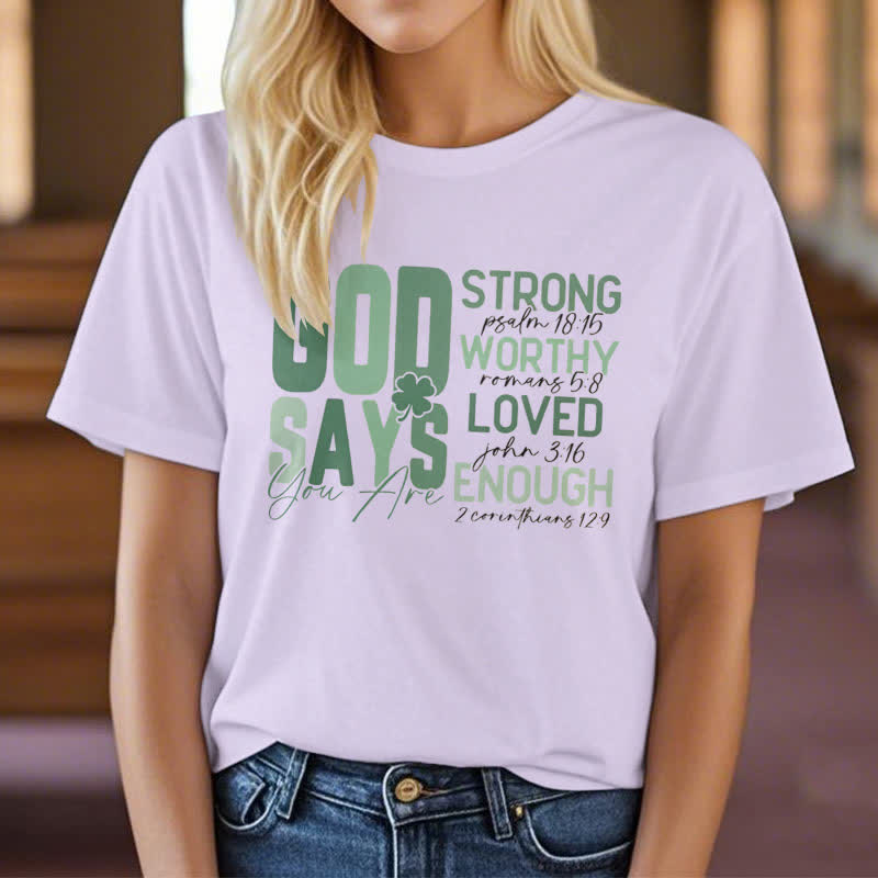Christiandiscipleshop Empowerment Clover Tee Faith-Inspired T-Shirt