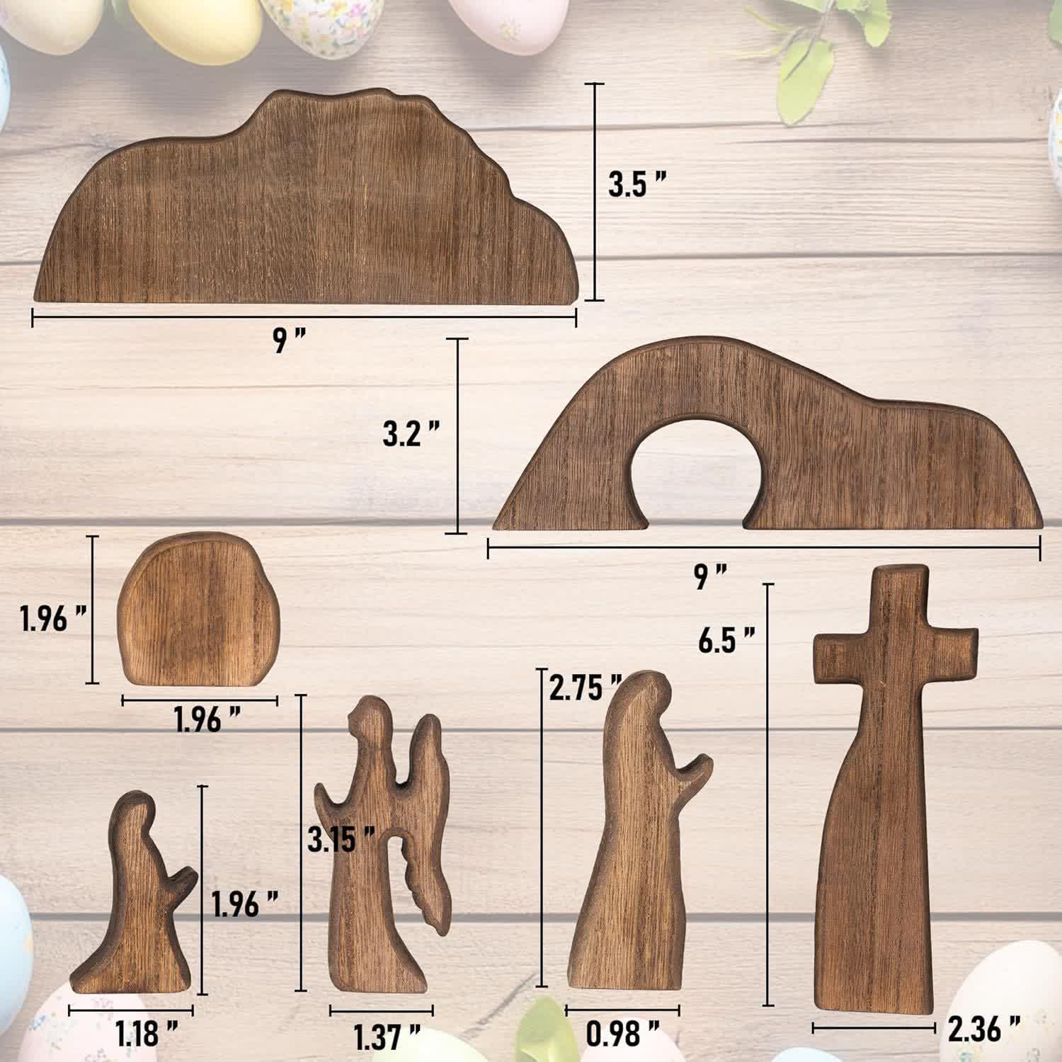 christiandiscipleshop He is Risen The Empty Tomb Easter Scene Ornament - Celebrate the Spirit of Resurrection