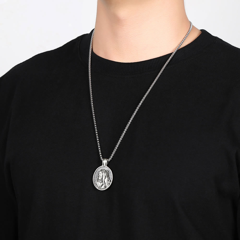 christiandiscipleshop Jesus the Good Shepherd Necklace - A Meaningful Symbol of Love and Protection