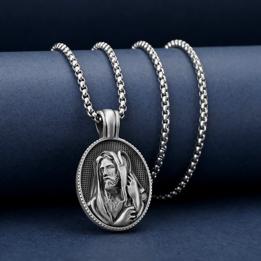christiandiscipleshop Jesus the Good Shepherd Necklace - A Meaningful Symbol of Love and Protection