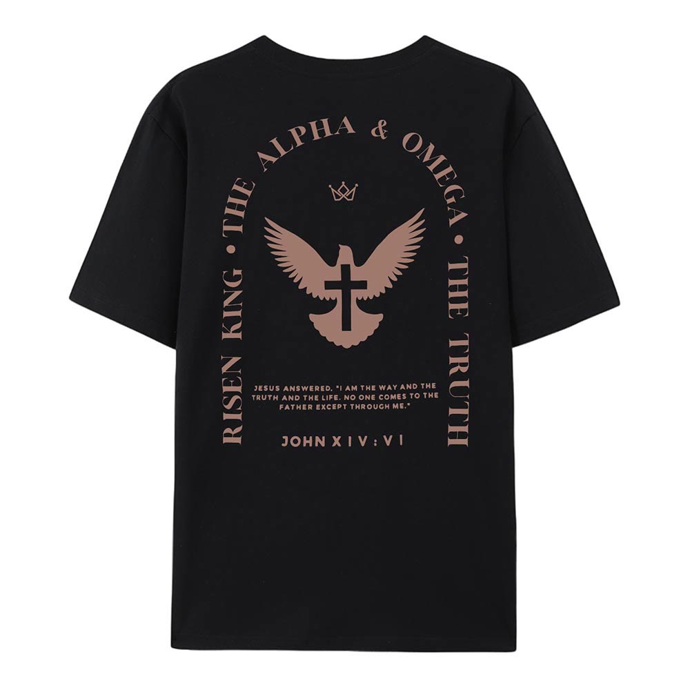 christiandiscipleshop Jesus Is The Way The Truth The Life Cotton T-Shirt