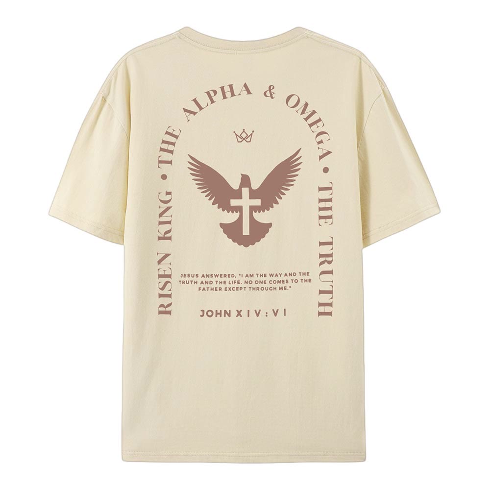 christiandiscipleshop Jesus Is The Way The Truth The Life Cotton T-Shirt