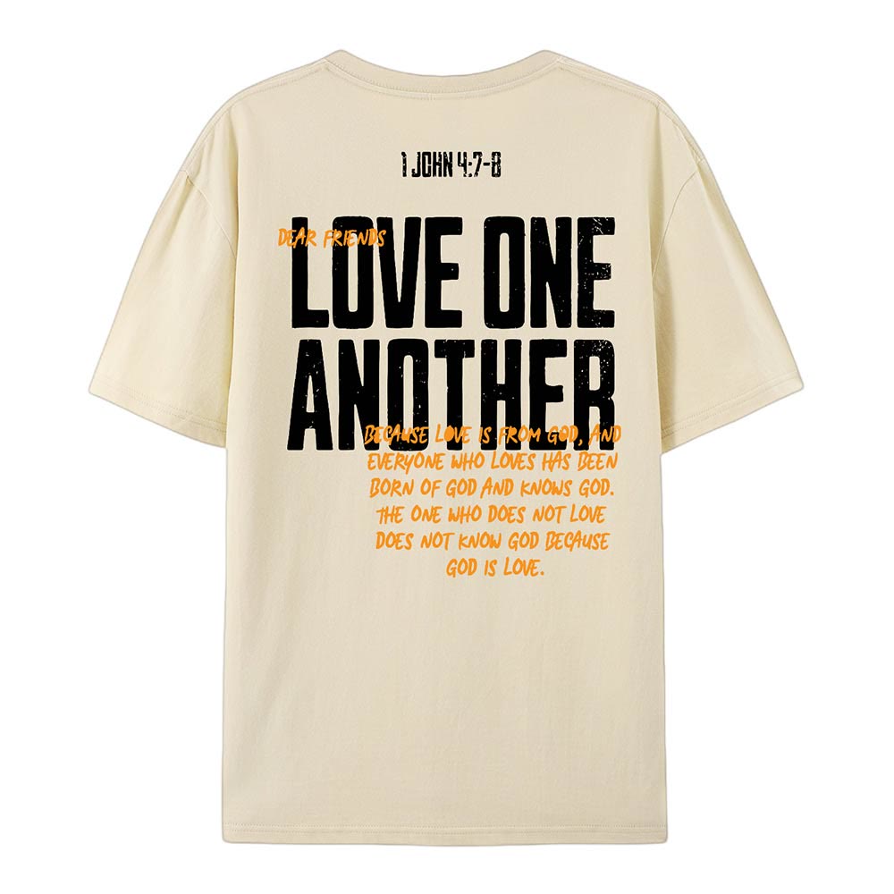 christiandiscipleshop Love One Another Cotton T-Shirt