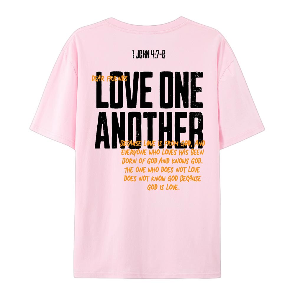 christiandiscipleshop Love One Another Cotton T-Shirt