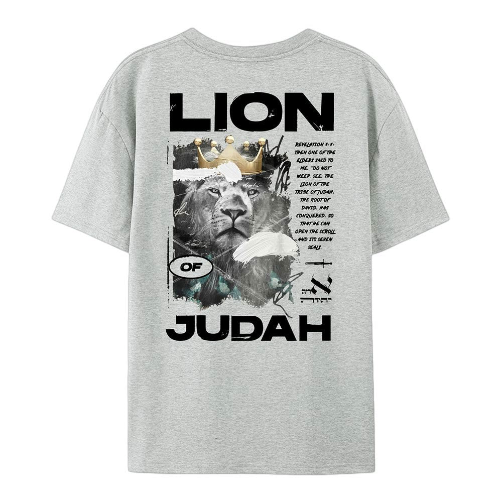 christiandiscipleshop Lion Of Judan Cotton T-Shirt