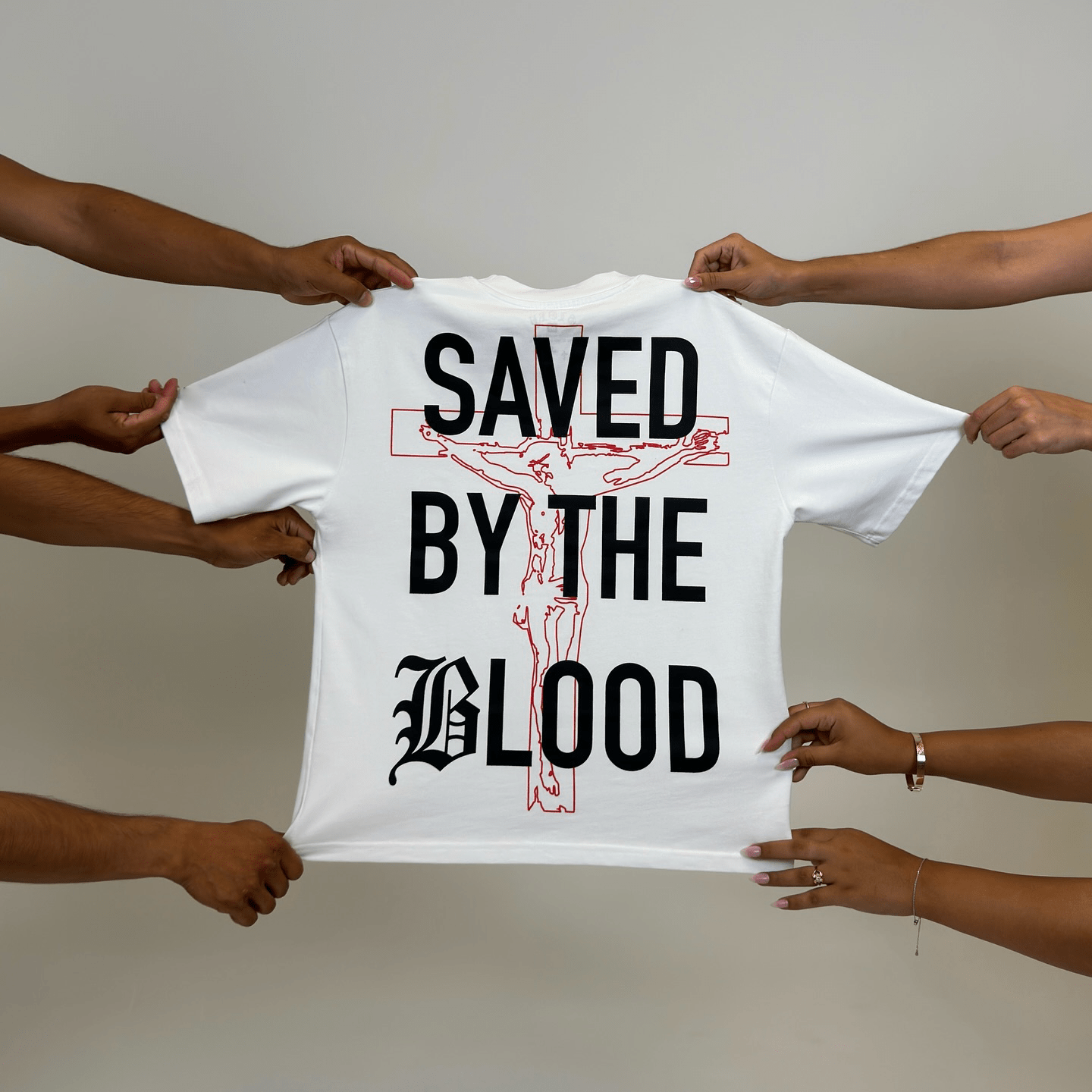 Christiandiscipleshop Saved By The Lord Cotton T-Shirt