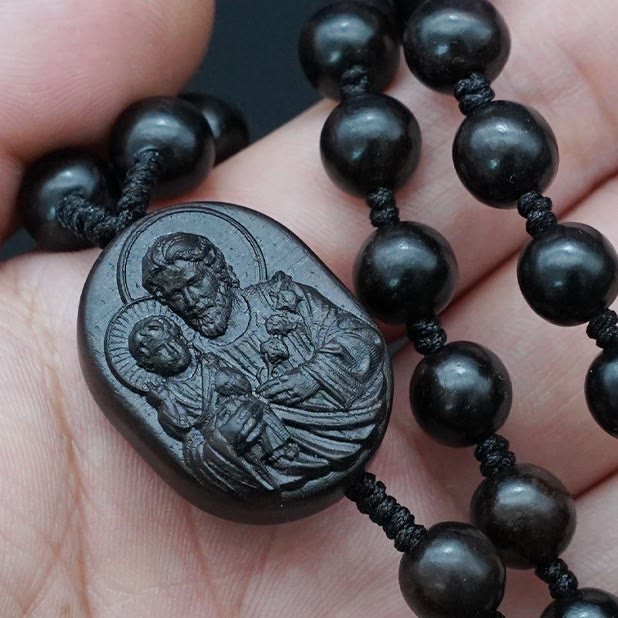 Christiandiscipleshop Olive Wood Beads Crucifix Prayer Rosary