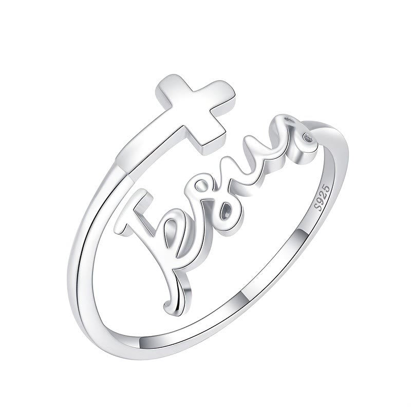 christiandiscipleshop Jesus & Cross Ring: A Simple Yet Profound Testament of Faith