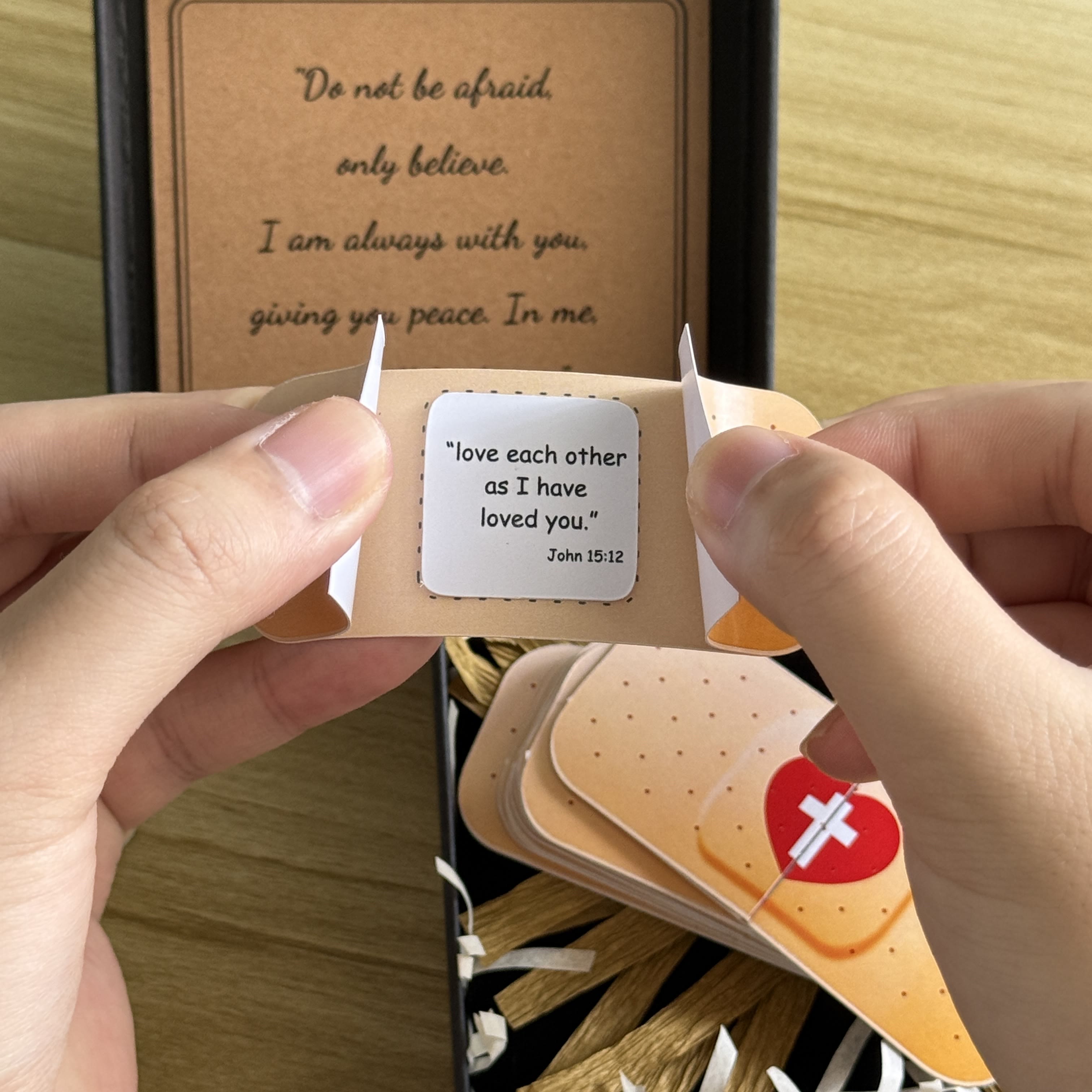 christiandiscipleshop Jesus Cure You Band-Aid with Bible Verse Healing Gift
